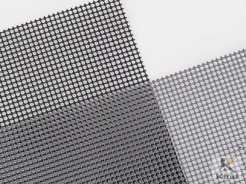 Diamond mesh window screen