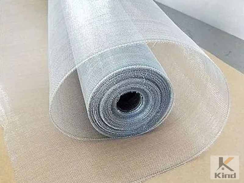 PVC wrapped window screen